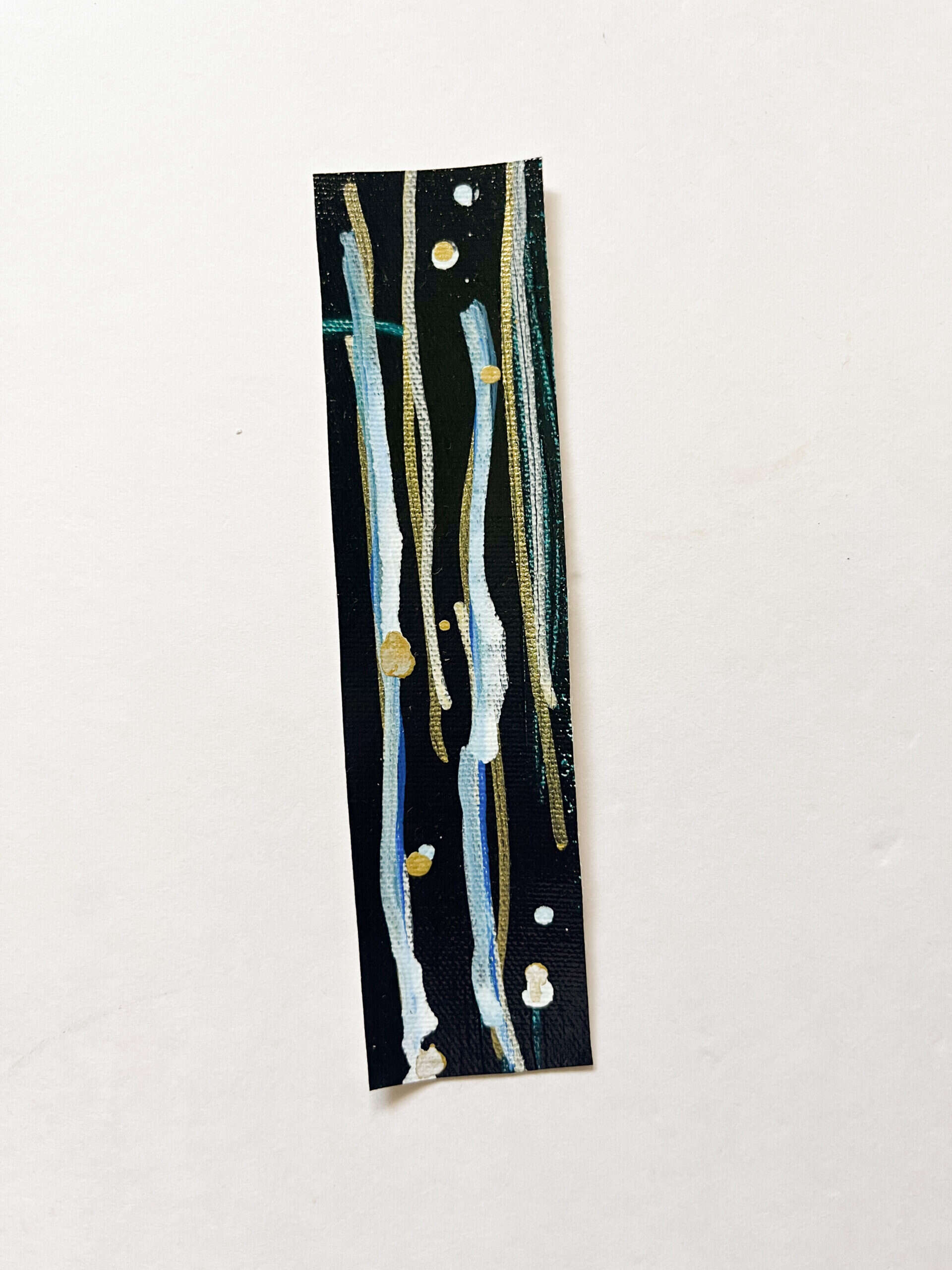 Repurposed original art bookmarks