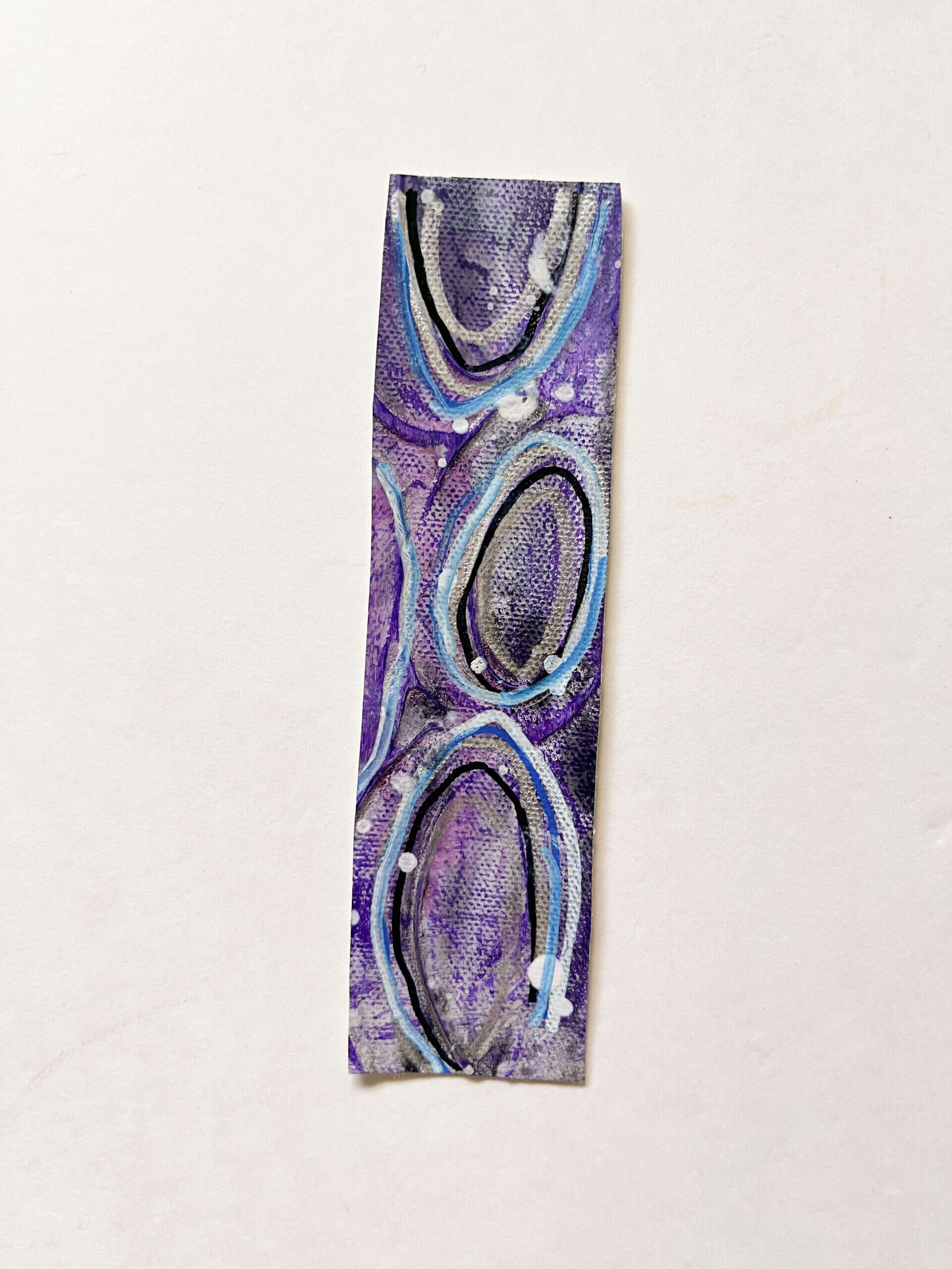 Repurposed original art bookmarks