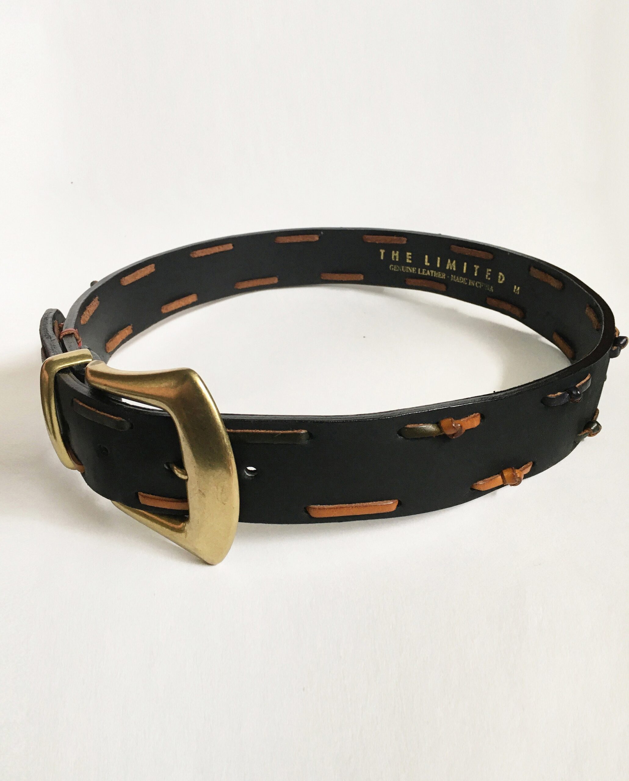 The Limited vintage leather high waisted belt