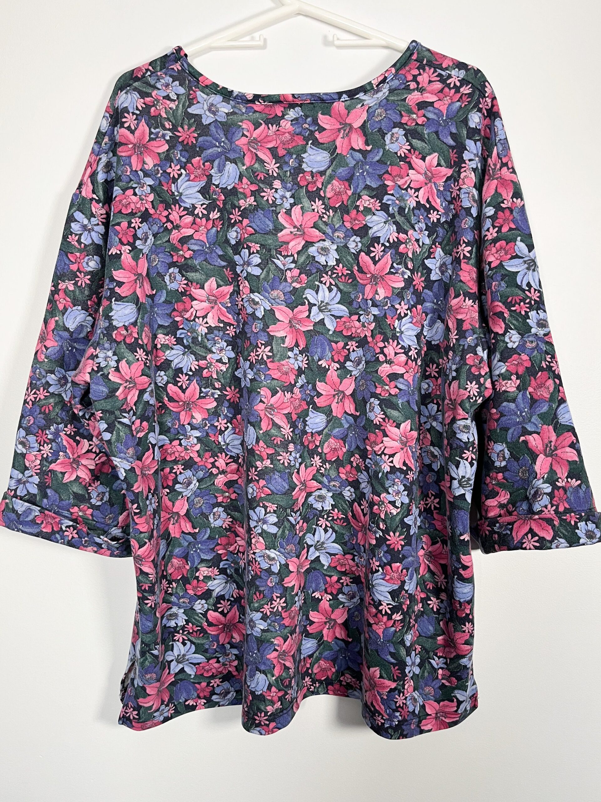 80s / 90s Vintage Floral Print Sweatshirt