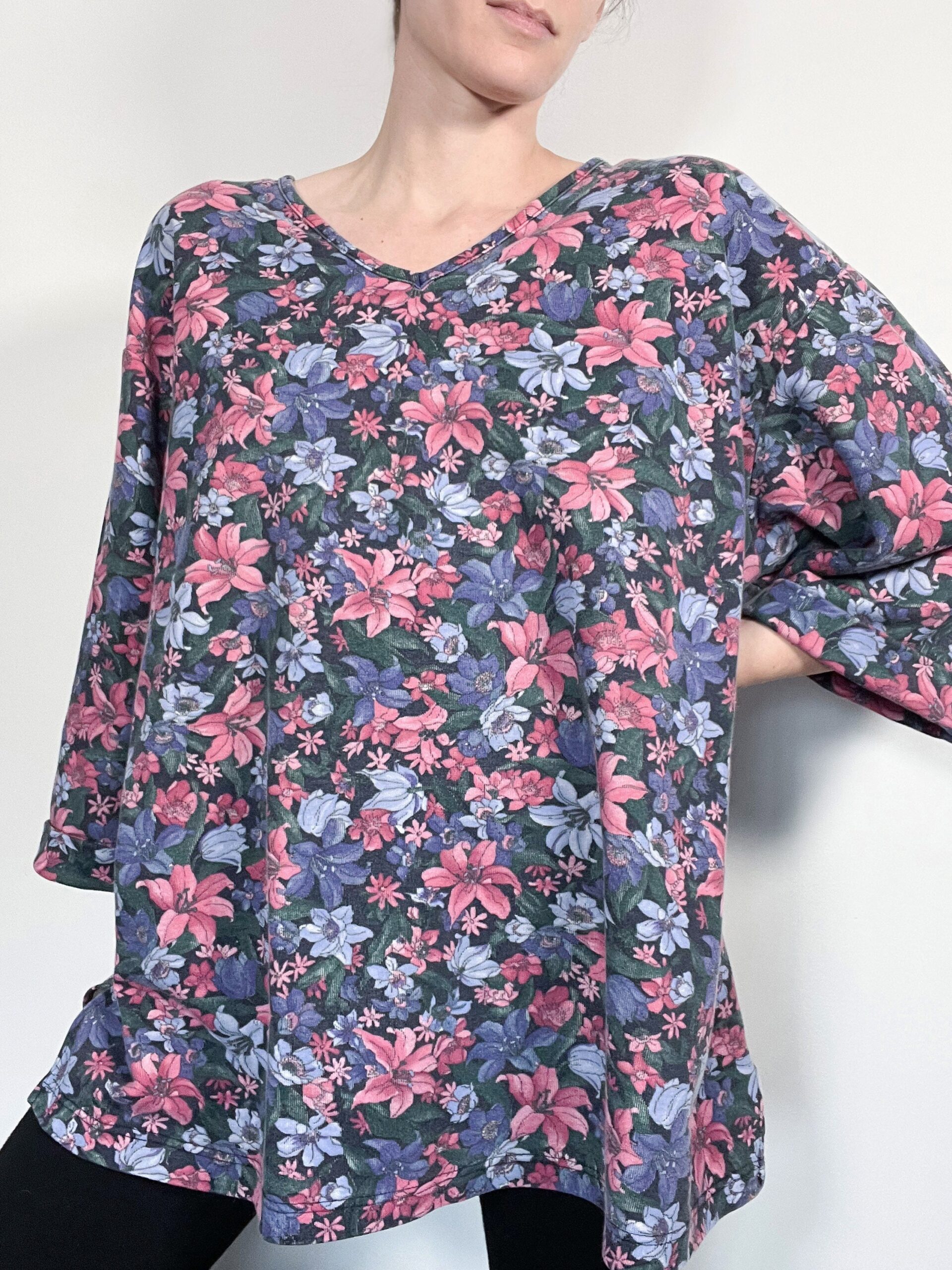 80s / 90s Vintage Floral Print Sweatshirt