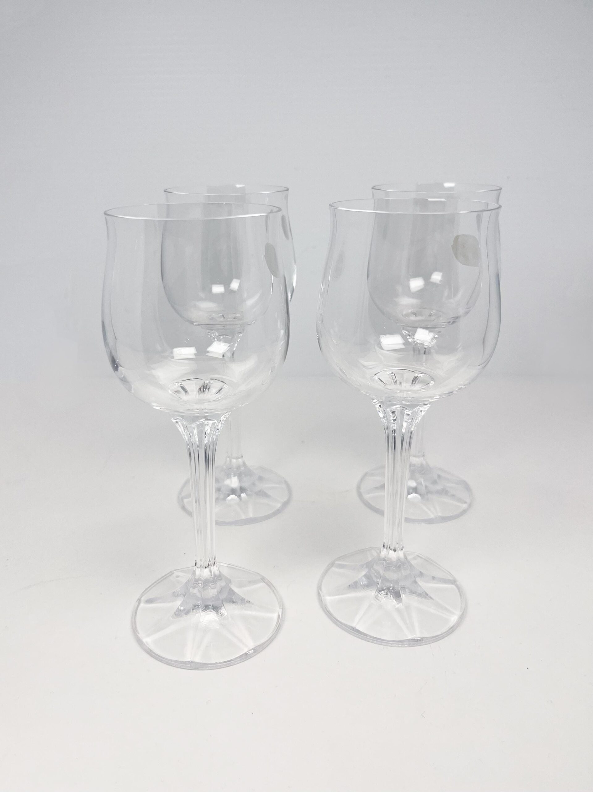 Small crystal wine glasses by Bohemia Crystal