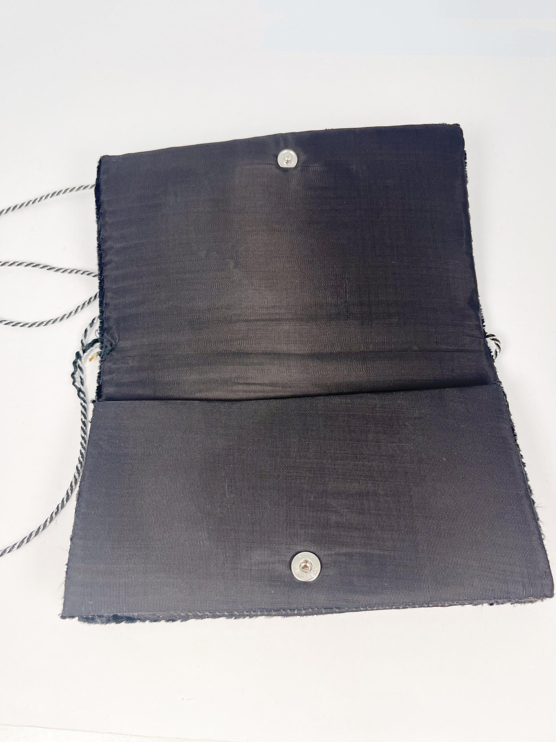 Vintage Zardozi embroidered peacock clutch with gemstone crystals