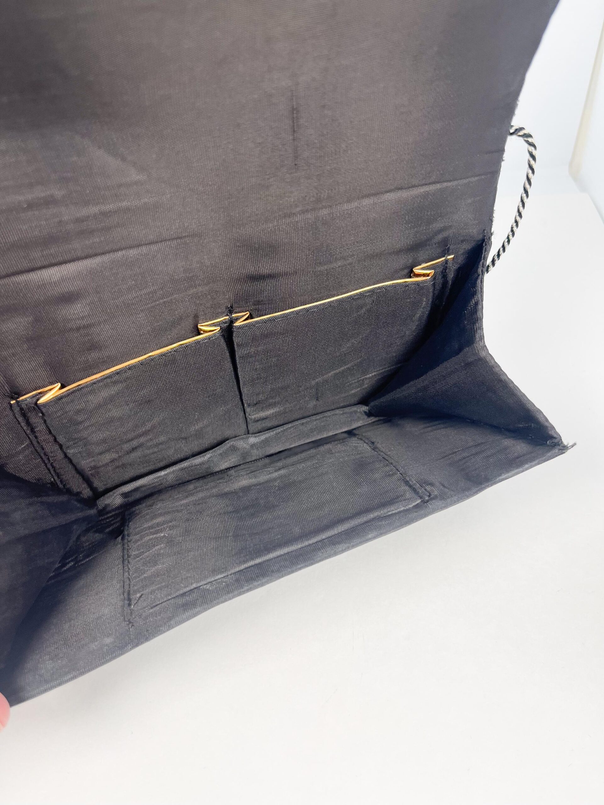 Vintage Zardozi embroidered peacock clutch with gemstone crystals