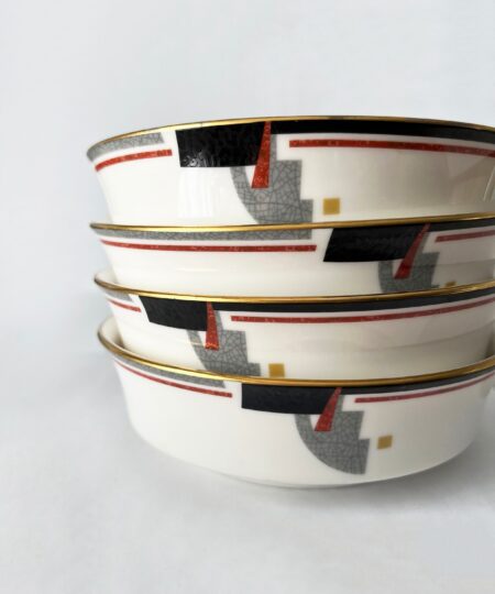 Vintage coupe Awareness soup bowls by Noritake
