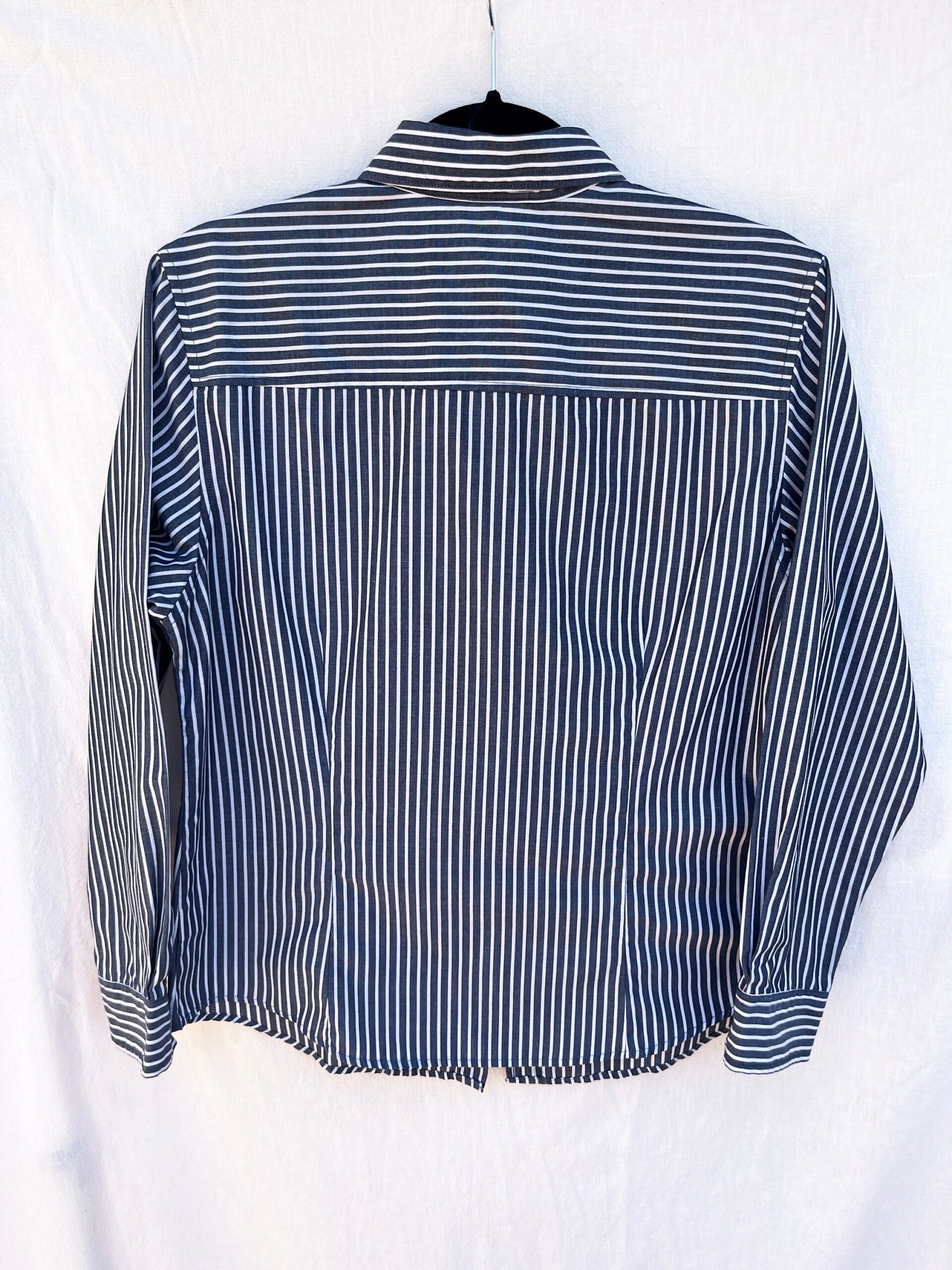 Vintage 90s pinstripe tailored dress shirt
