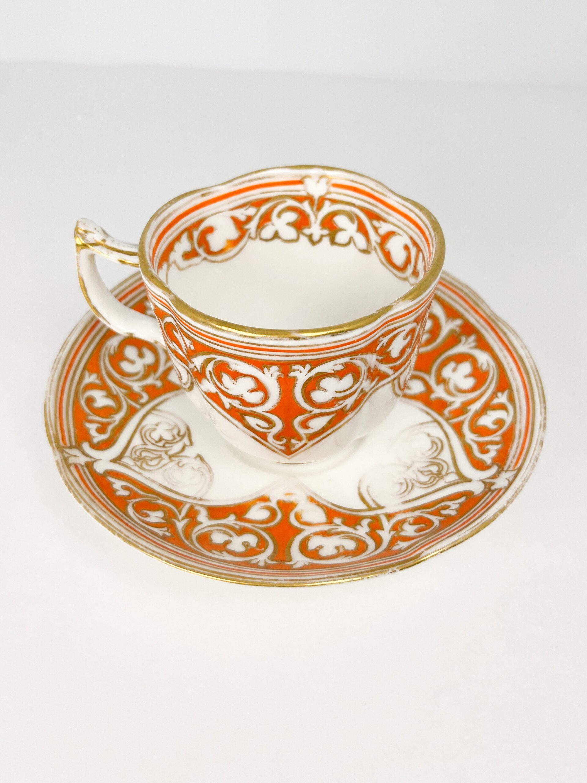 Antique 1800s Copeland tea cup and saucer set