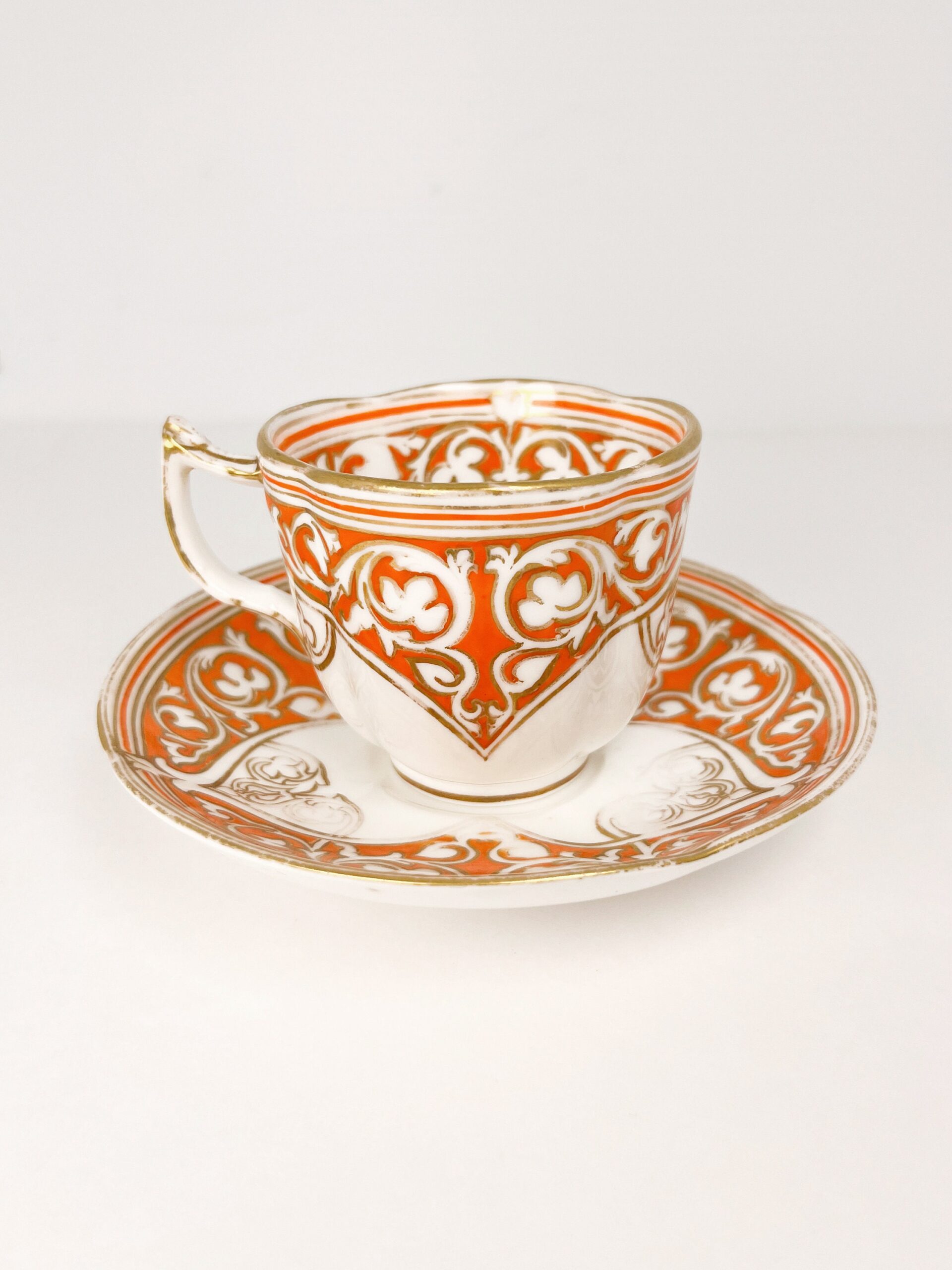 Antique 1800s Copeland tea cup and saucer set