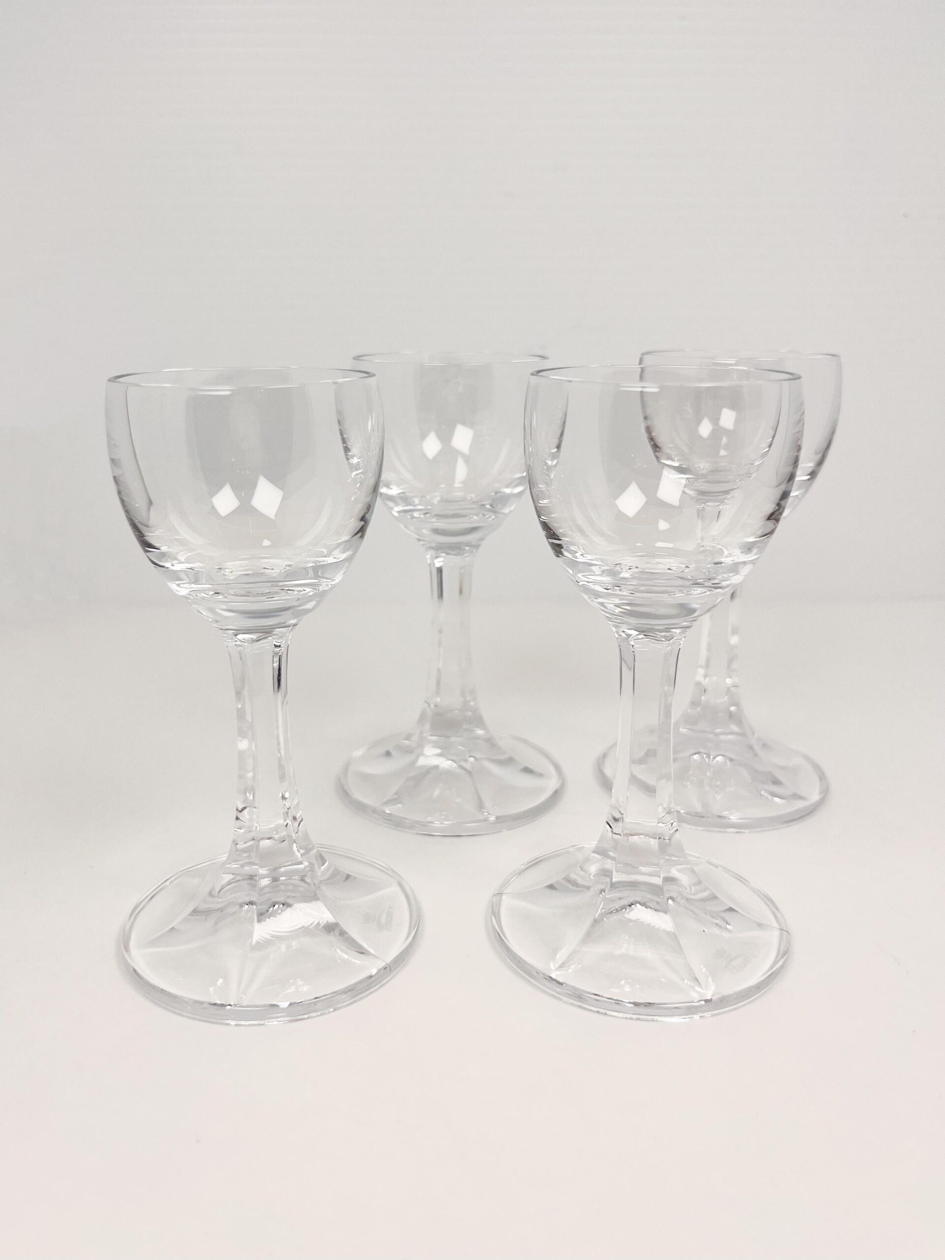 Set of 4 Thun Crystal 1.5 oz Liqueur Glasses