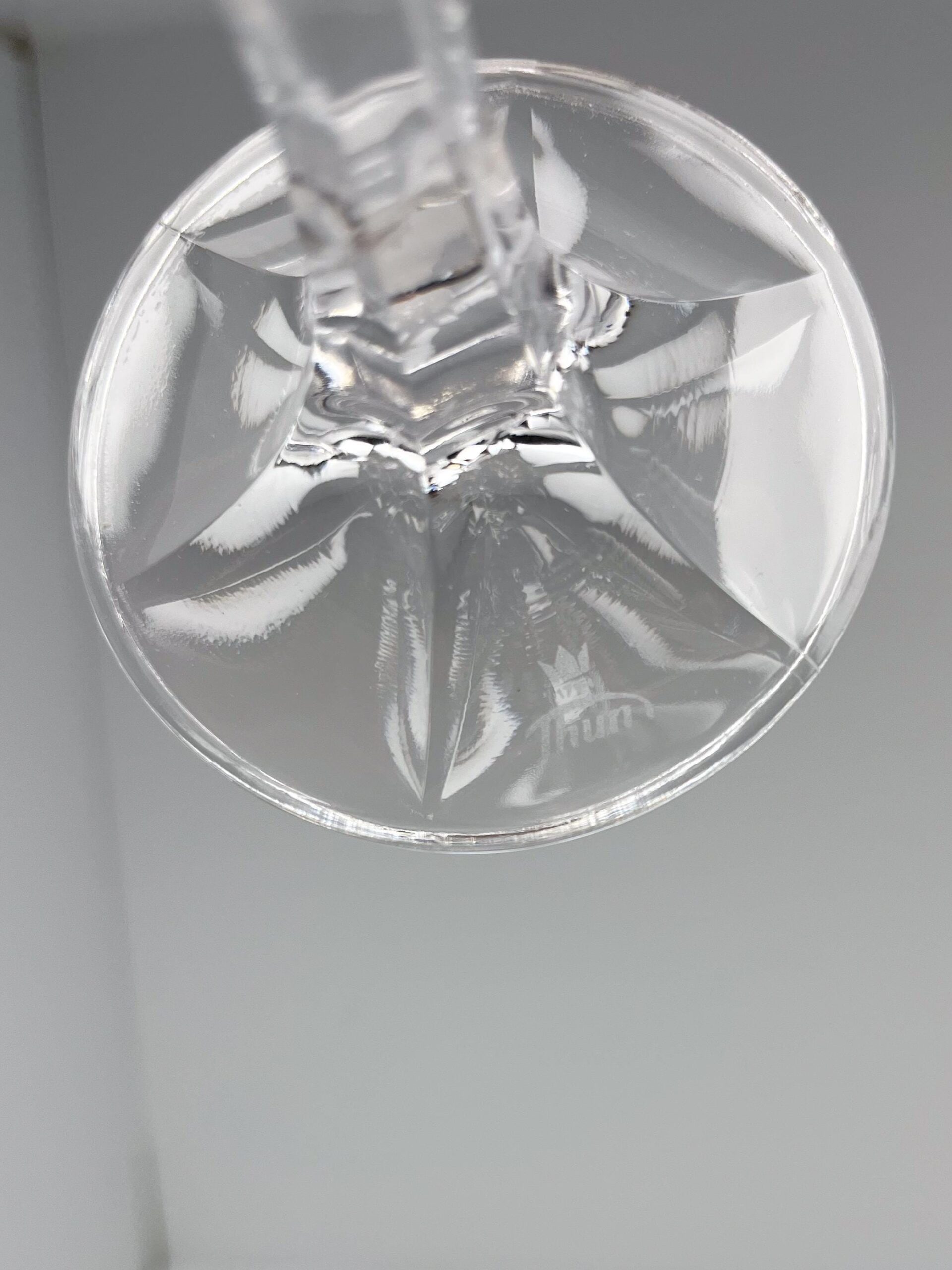 Set of 4 Thun Crystal 1.5 oz Liqueur Glasses