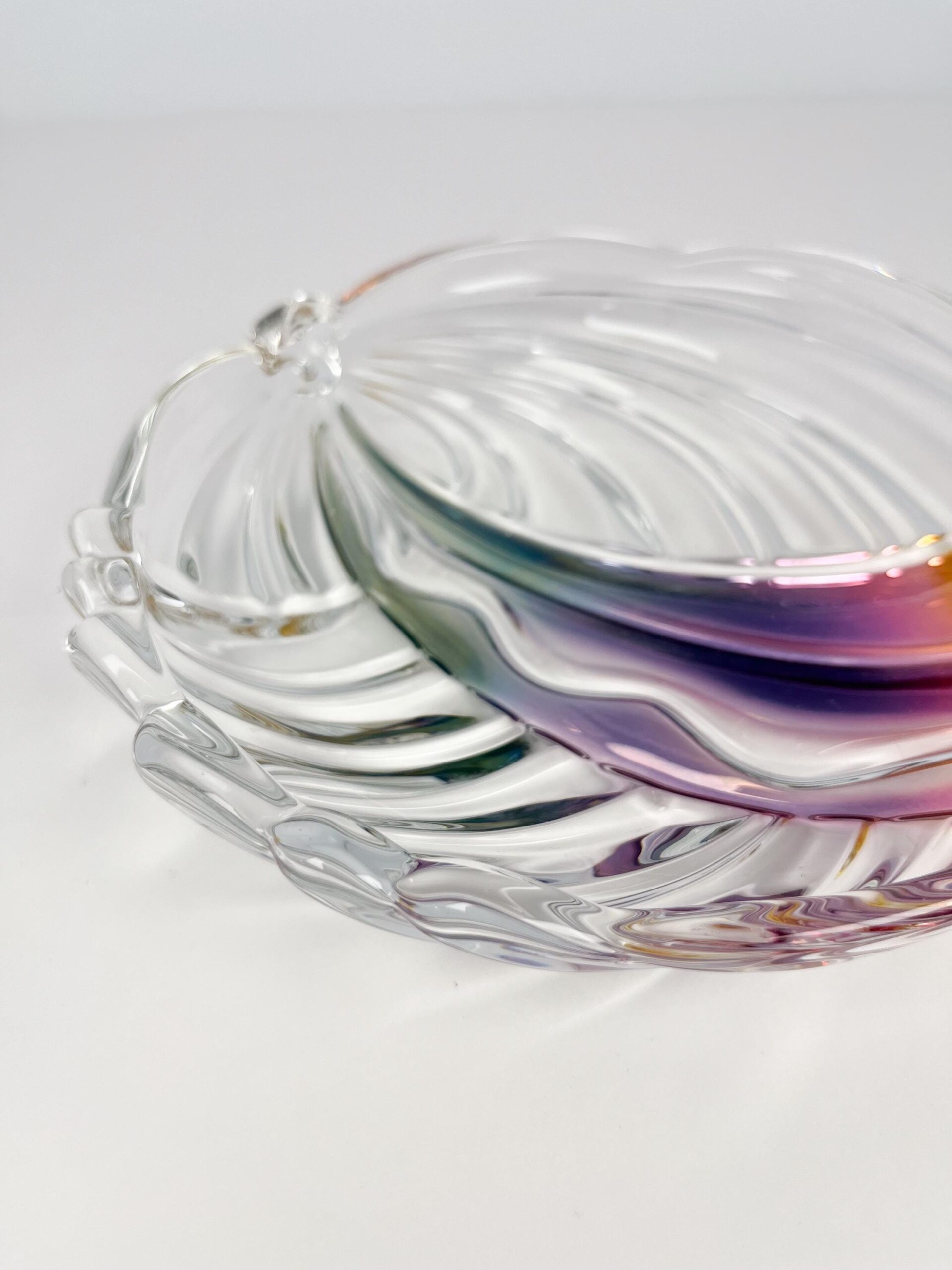 Vintage art glass plate