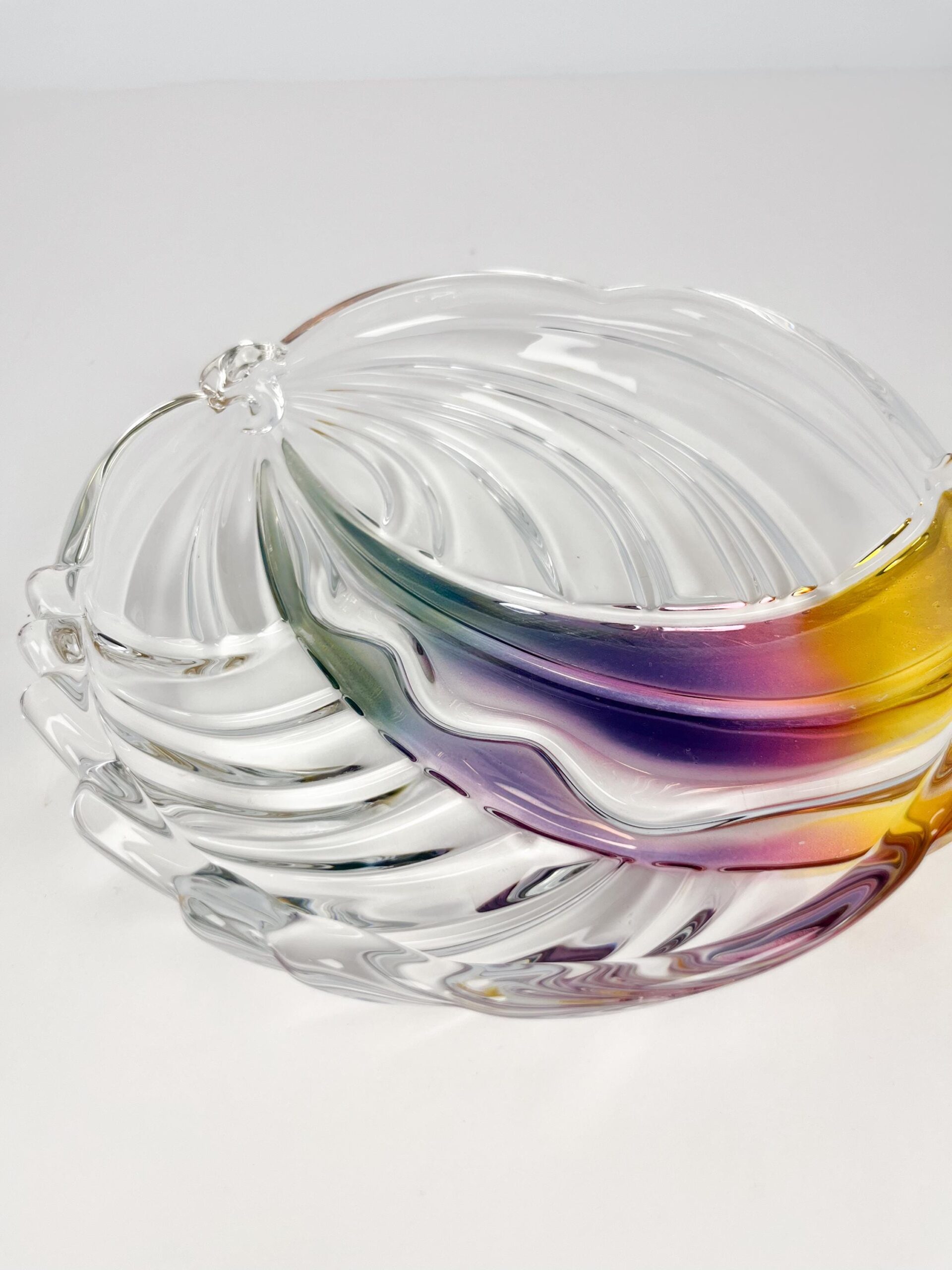 Vintage art glass plate