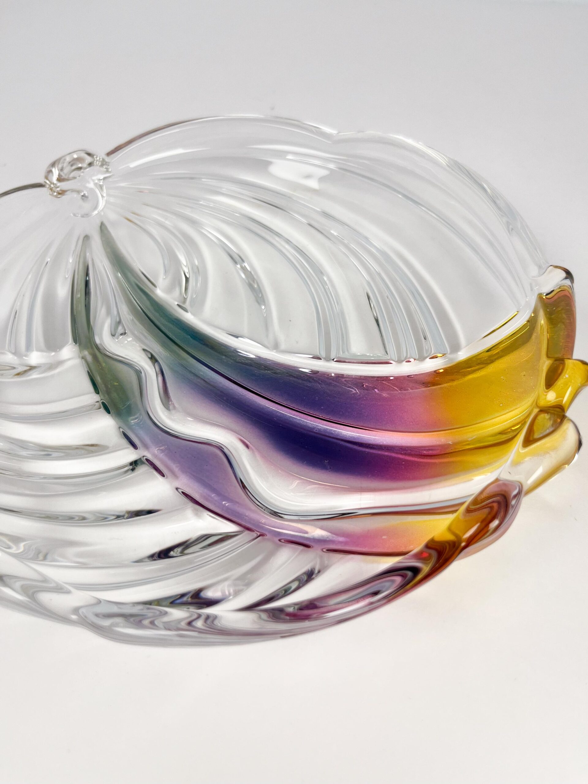 Vintage art glass plate