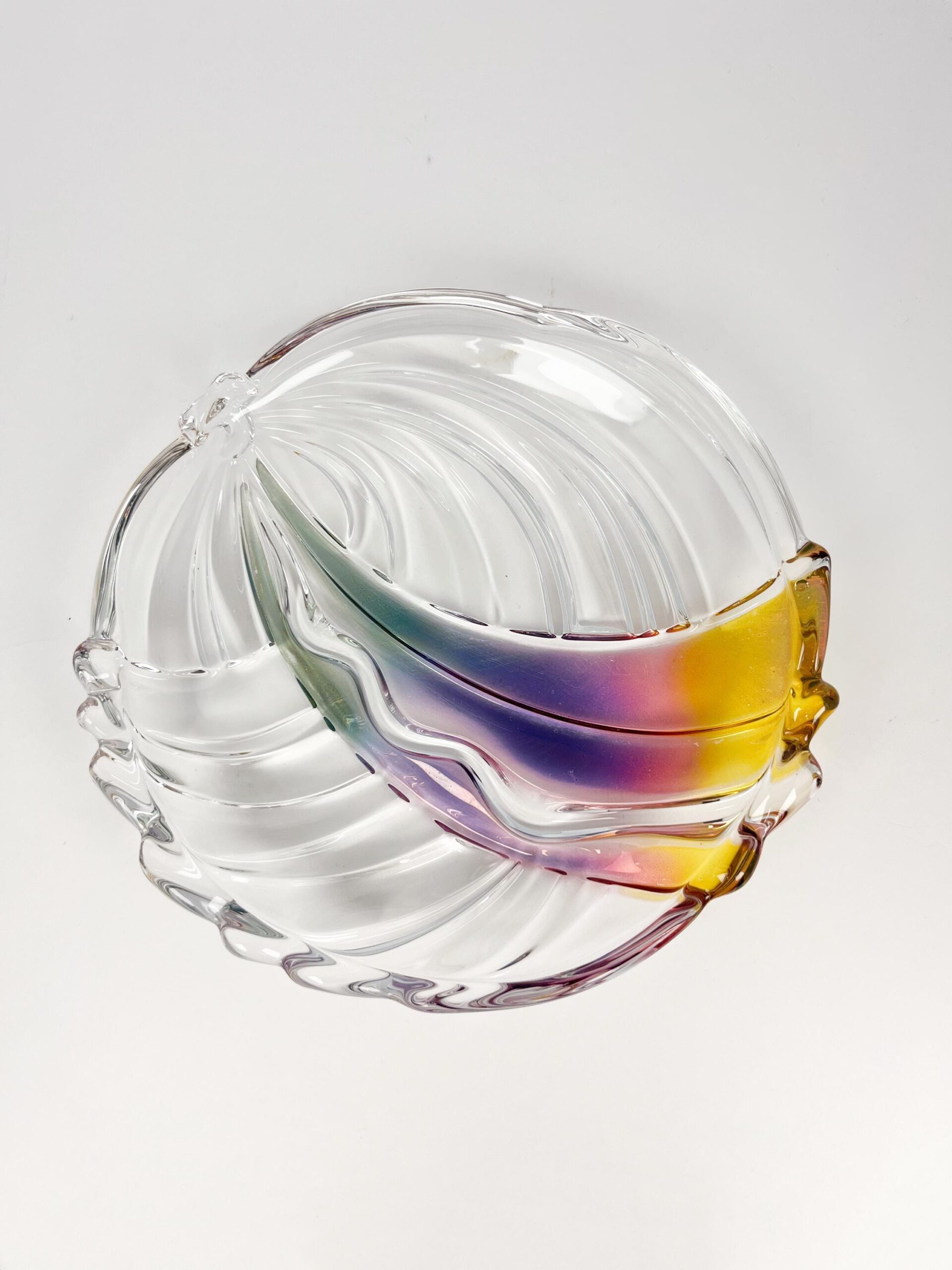 Vintage art glass plate