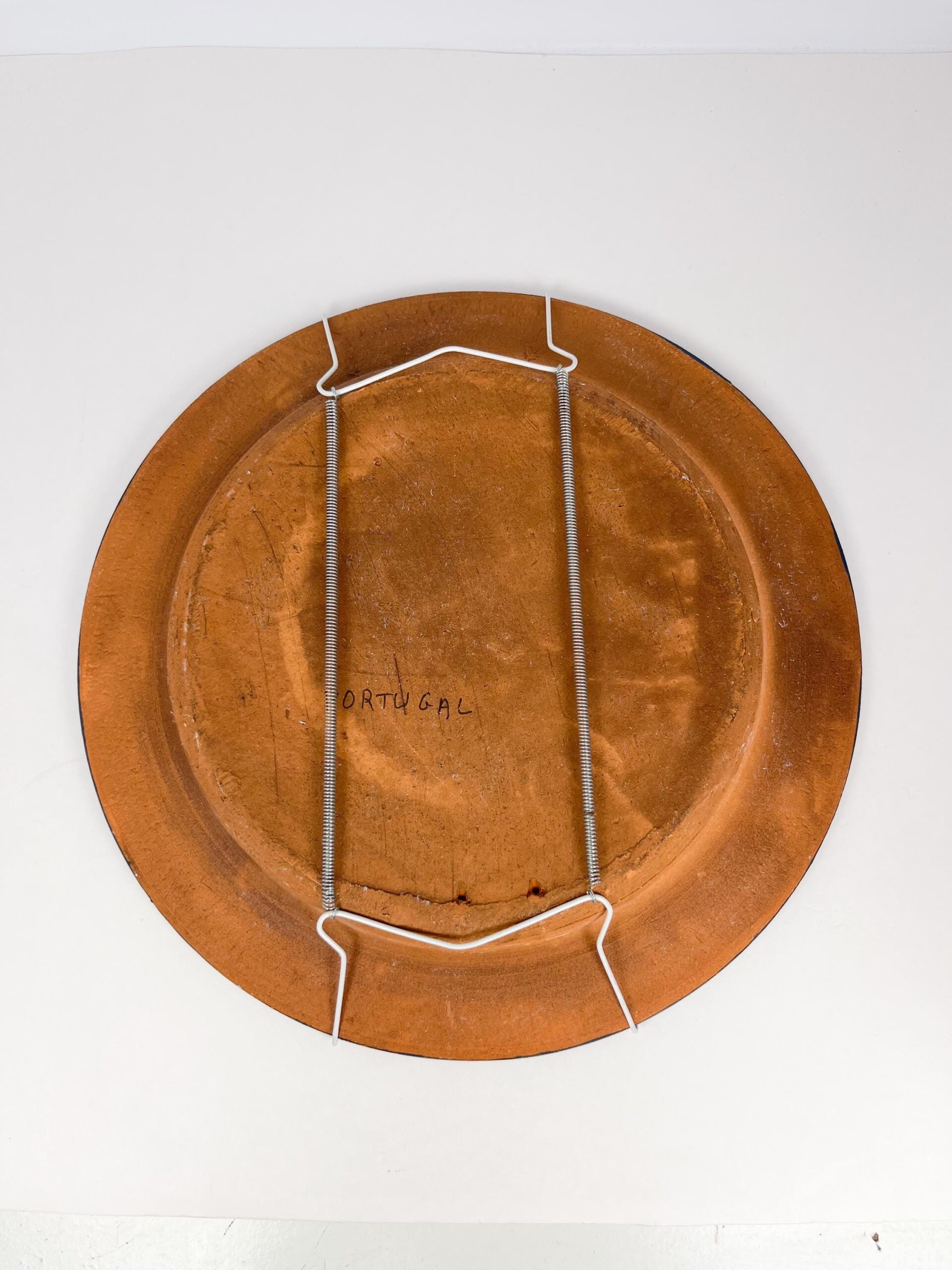 Clay art plate made in Portugal