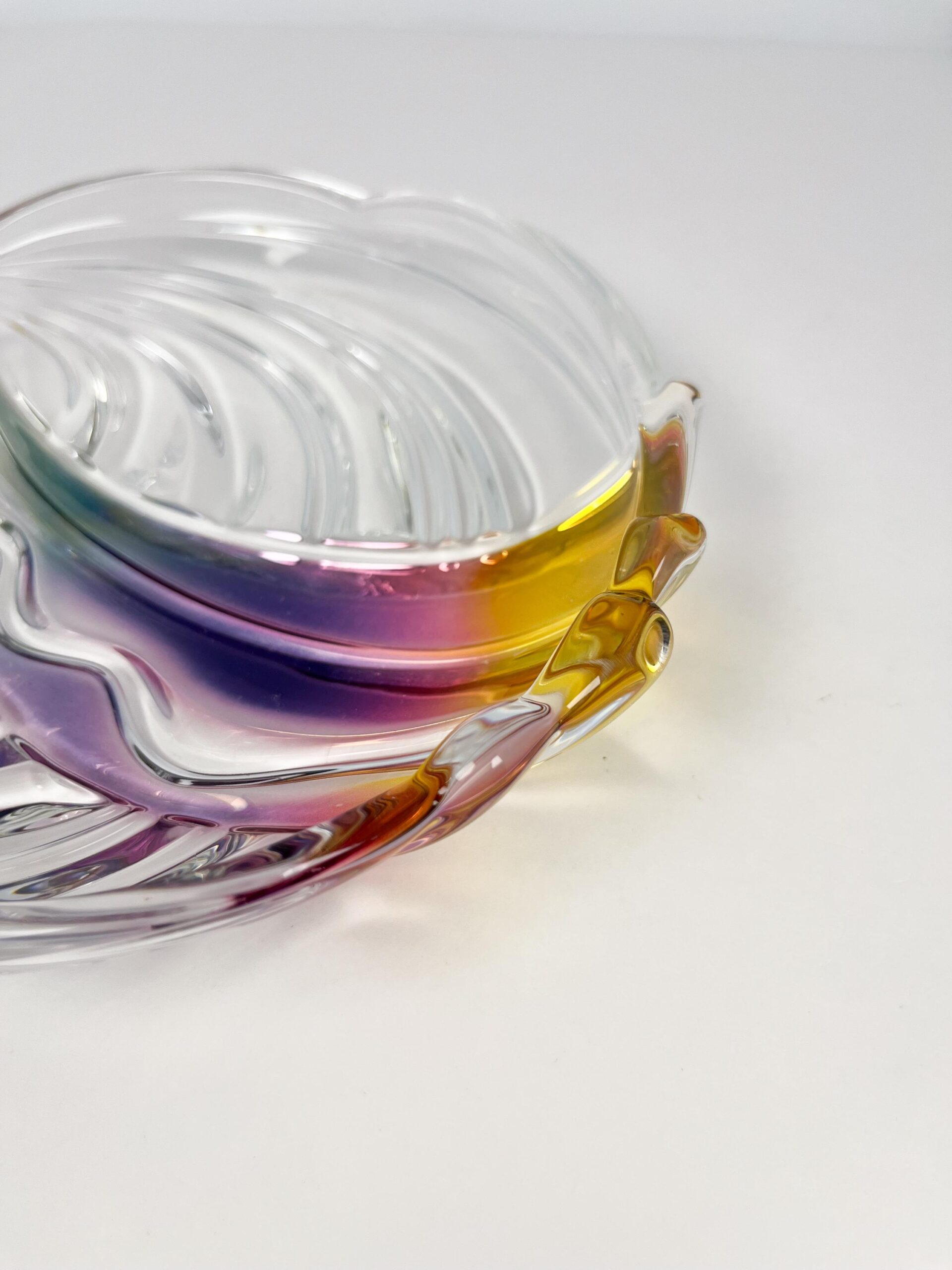 Vintage art glass plate