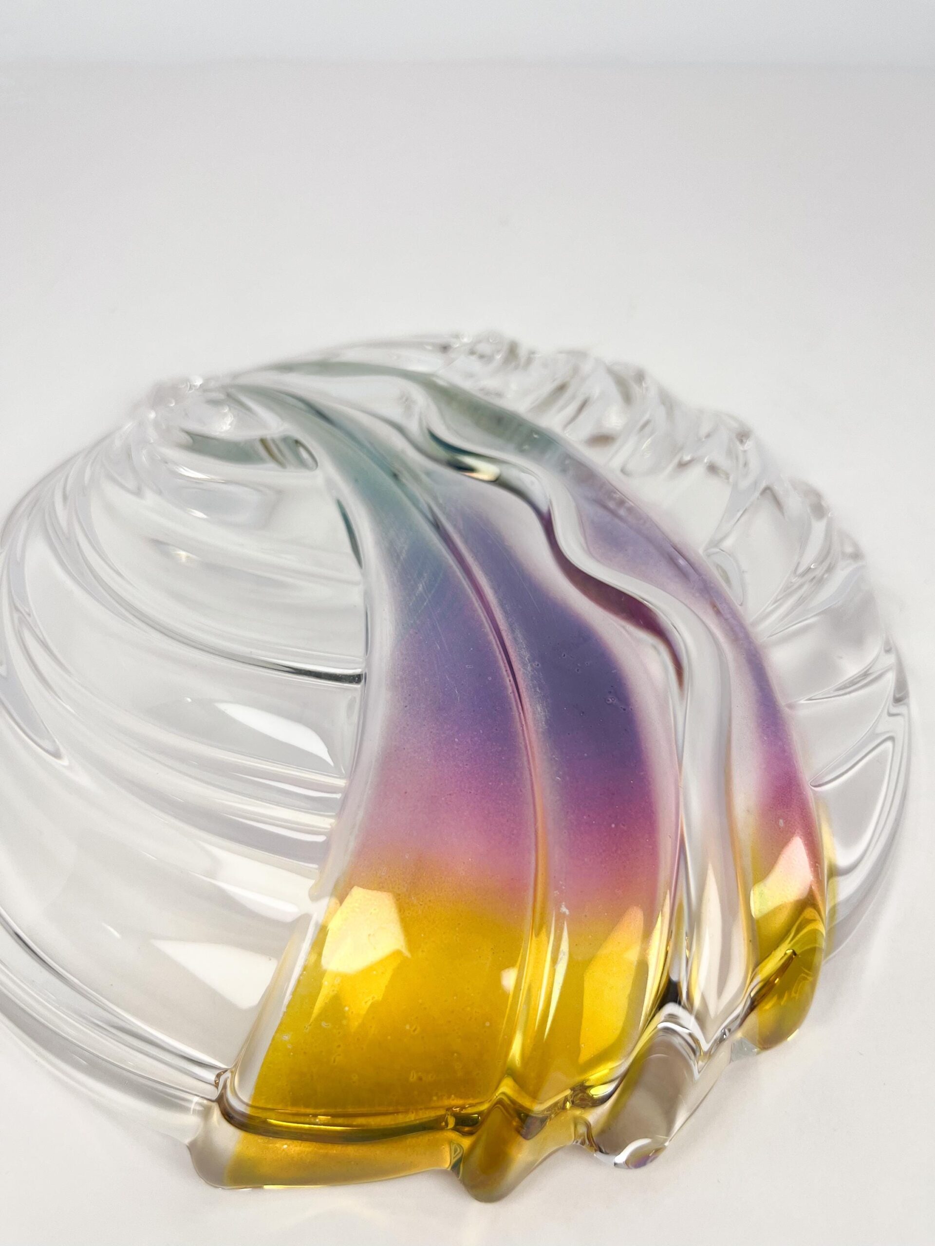 Vintage art glass plate