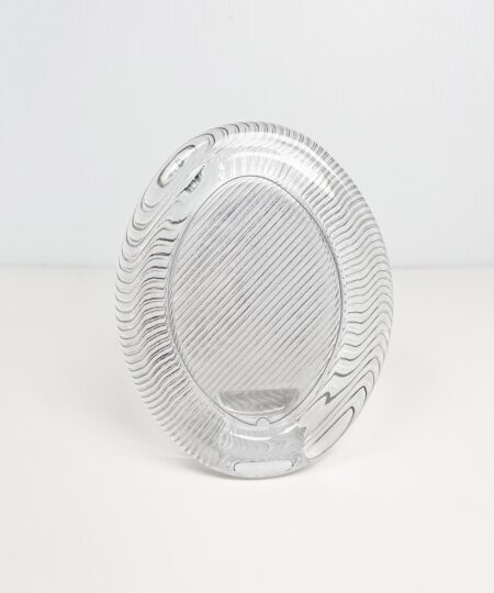 80’s Mikasa Crystal Oval Picture Frame