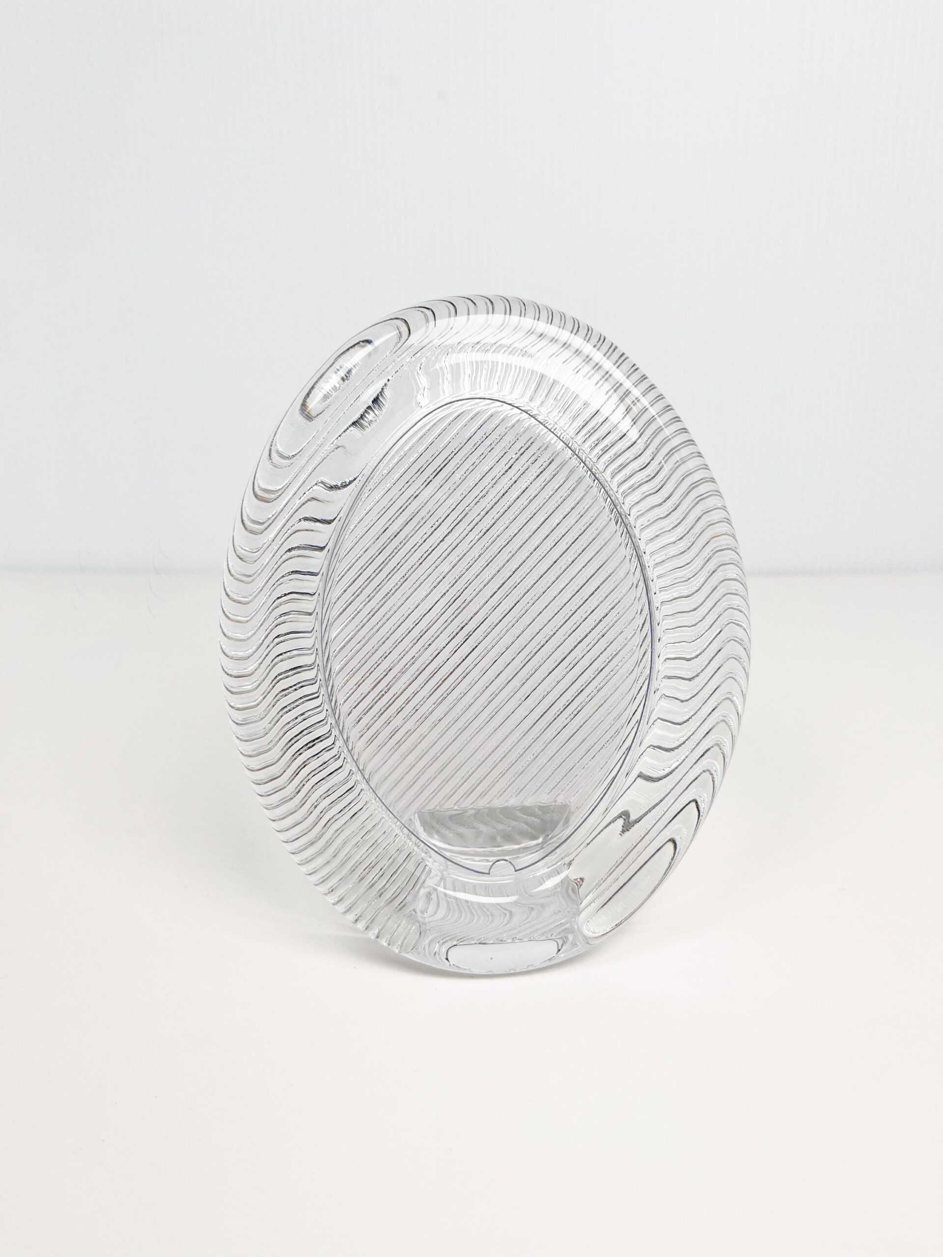 80’s Mikasa Crystal Oval Picture Frame