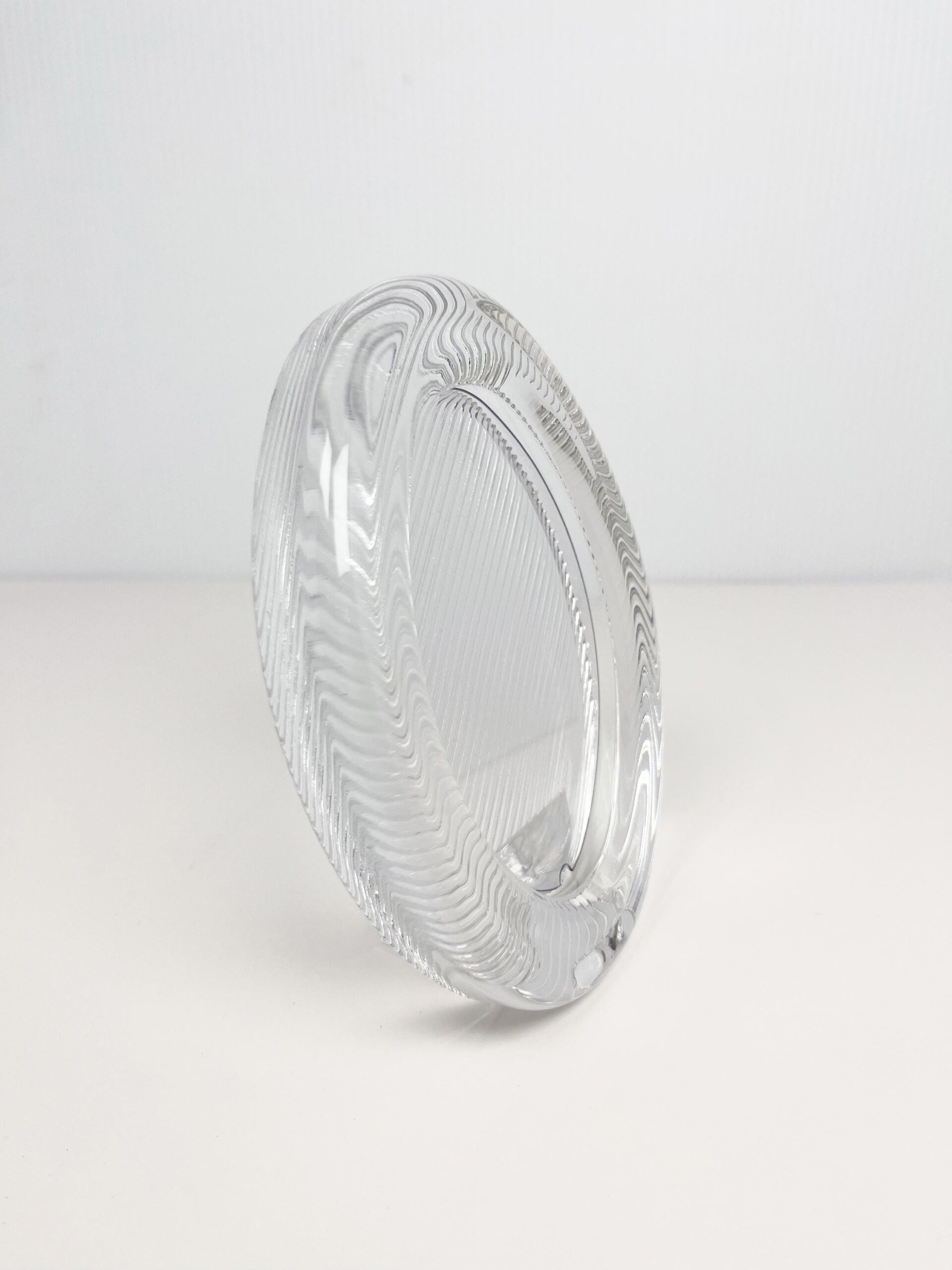 80’s Mikasa Crystal Oval Picture Frame