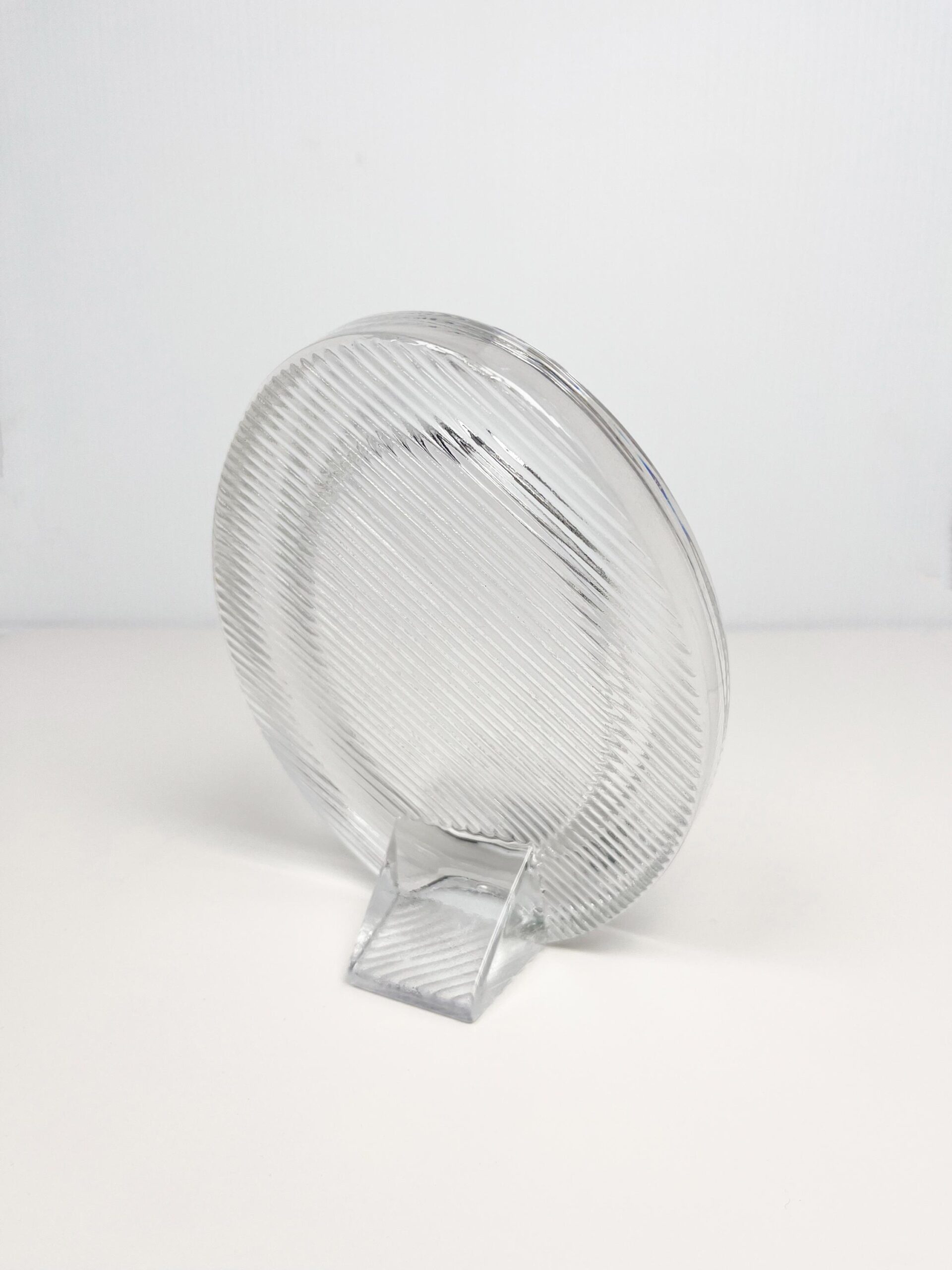 80’s Mikasa Crystal Oval Picture Frame