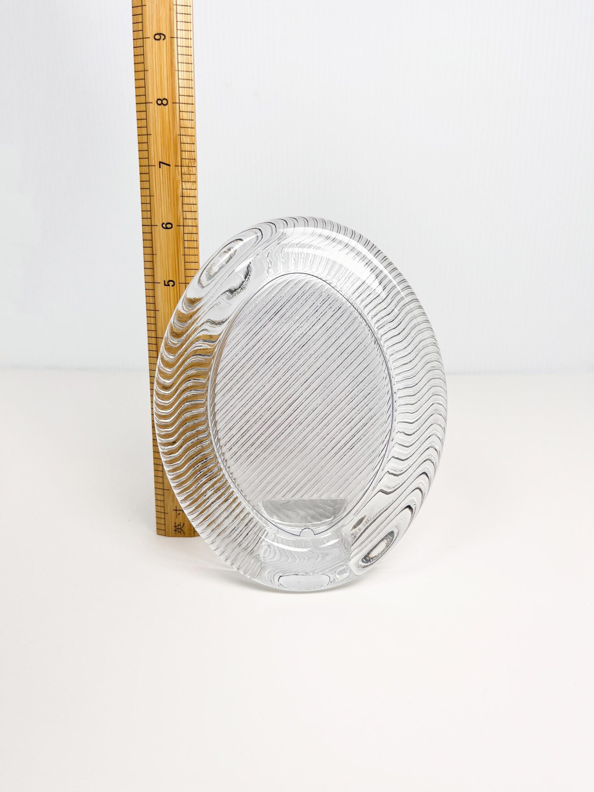 80’s Mikasa Crystal Oval Picture Frame