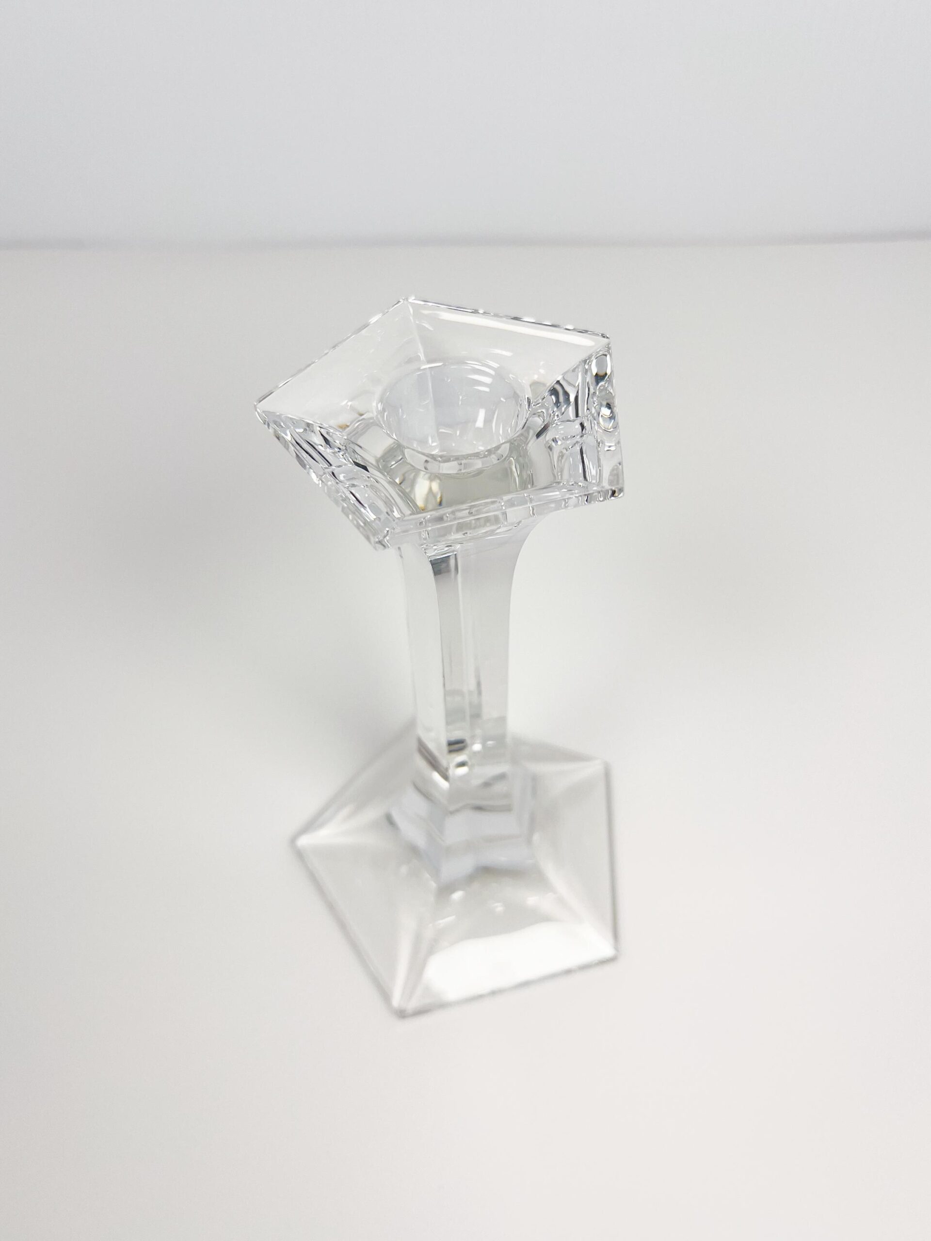 Vintage Riedel 6" crystal candlestick