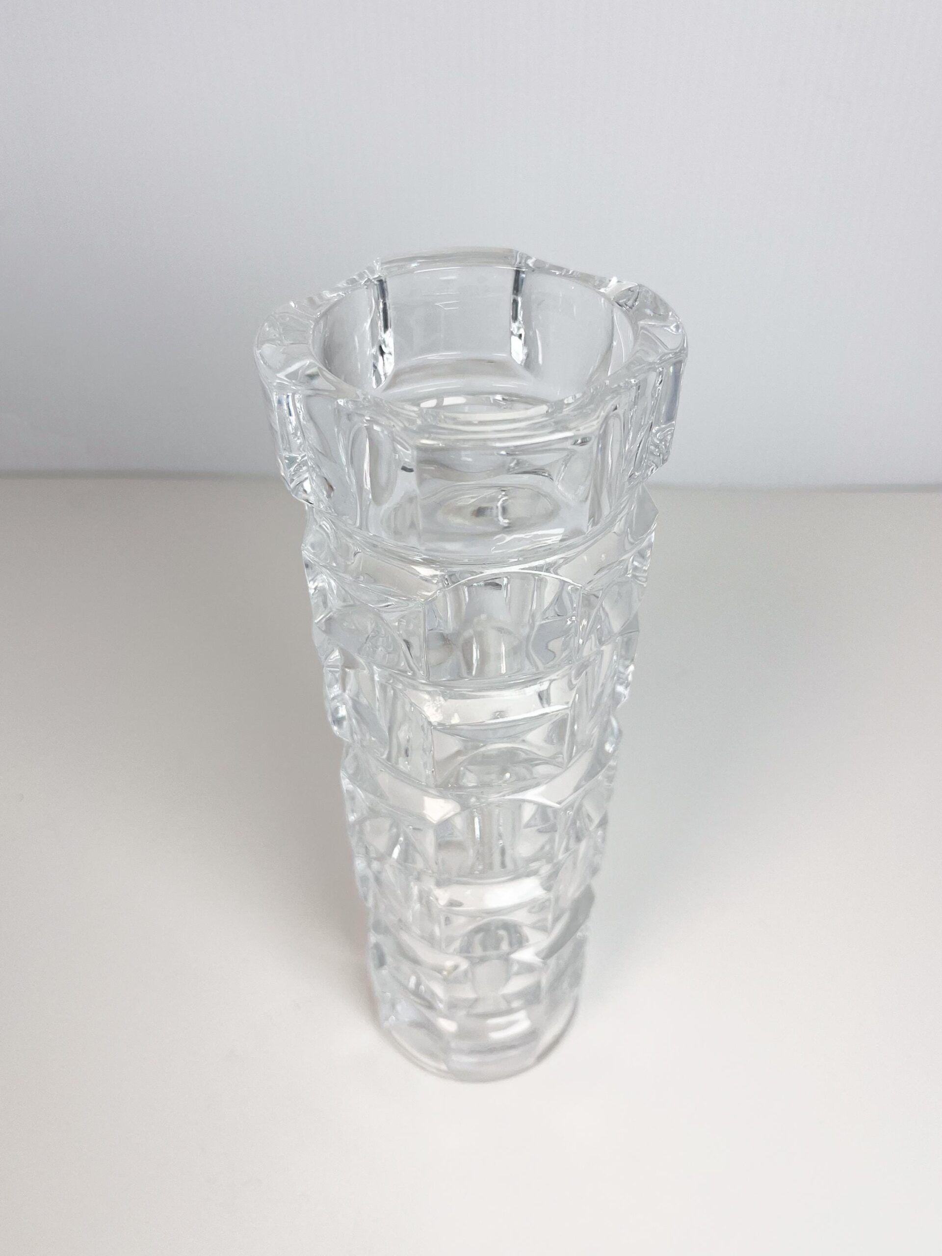 Vintage Cristal D'Arques crystal vase