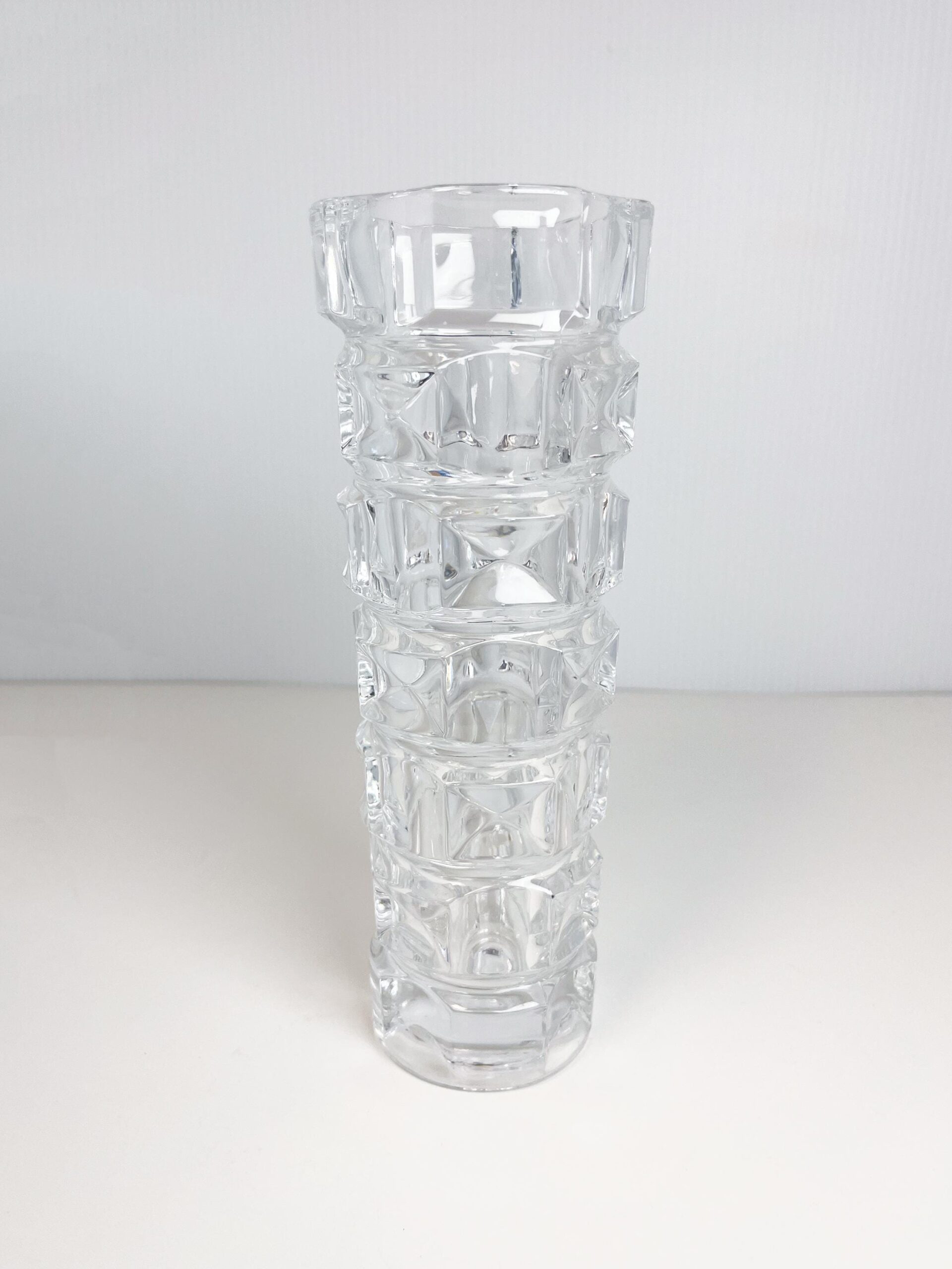 Vintage Cristal D'Arques crystal vase