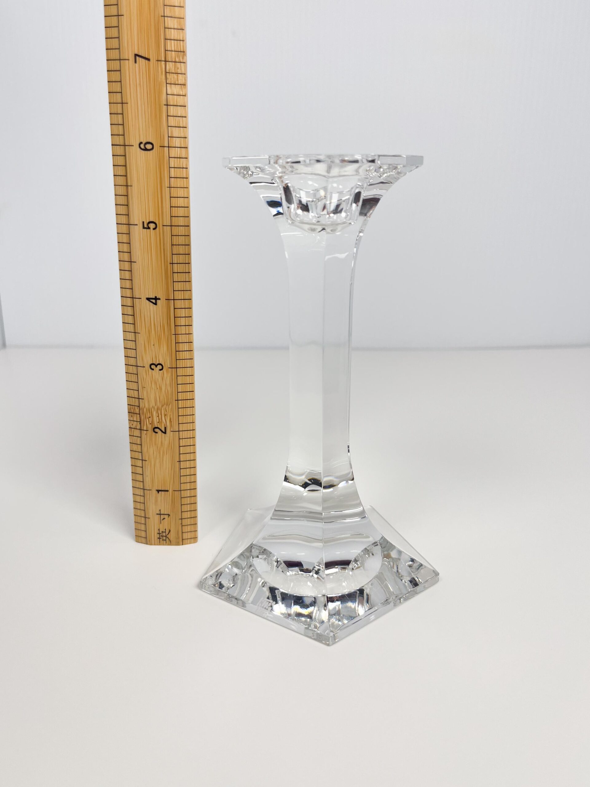 Vintage Riedel 6" crystal candlestick