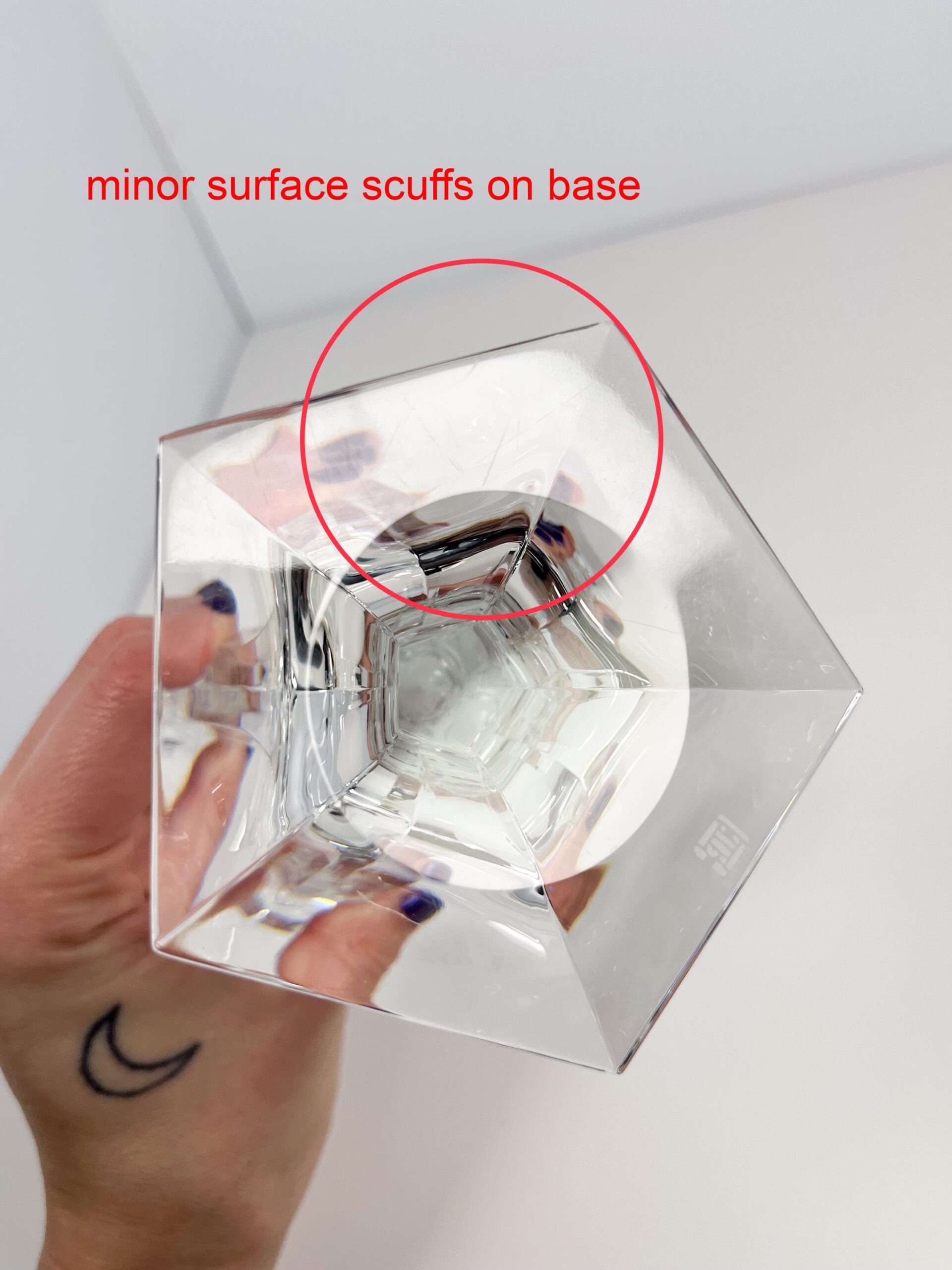 Vintage Riedel 6" crystal candlestick