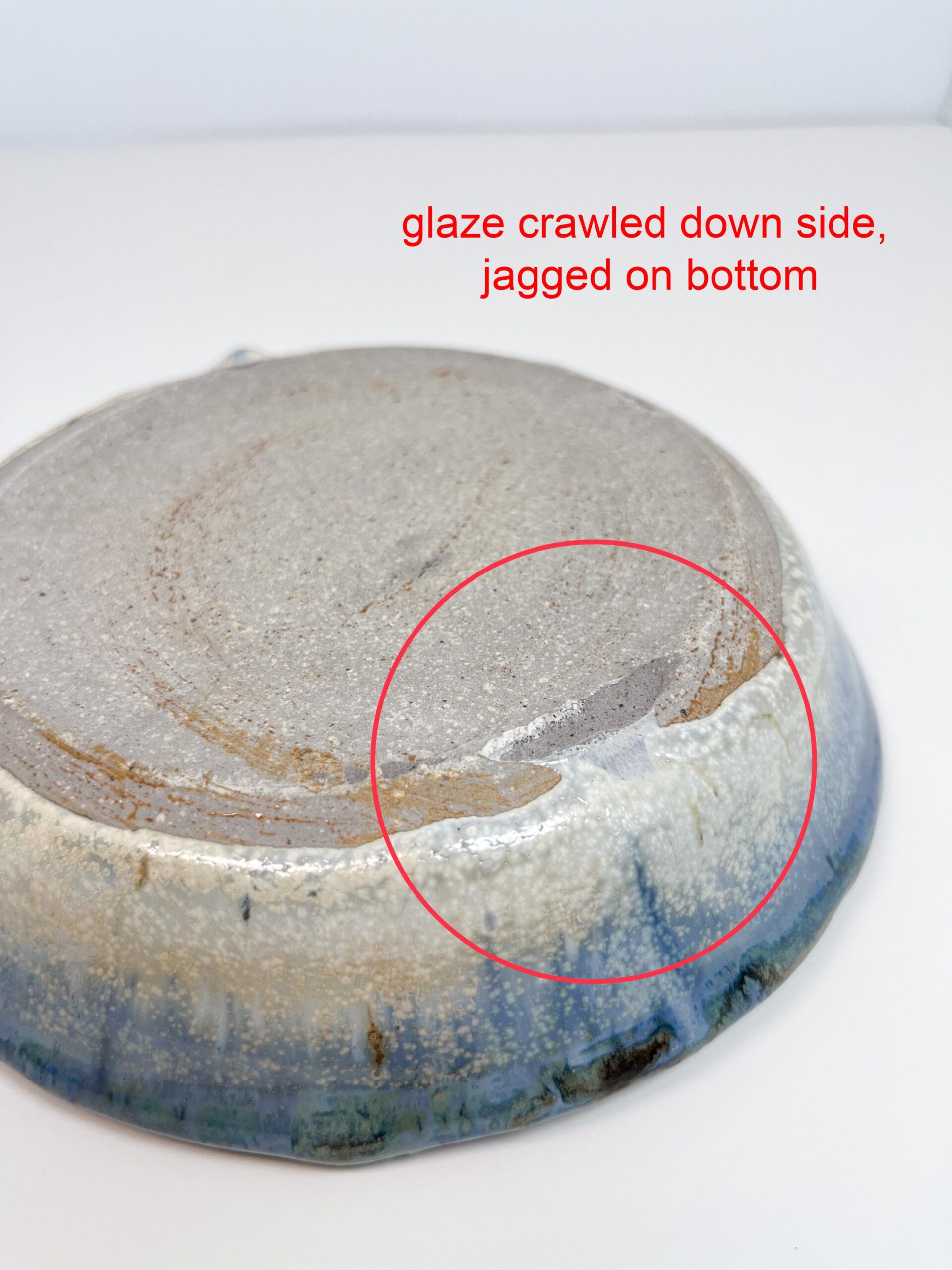 Hand thrown ceramic bowl / decorative dish