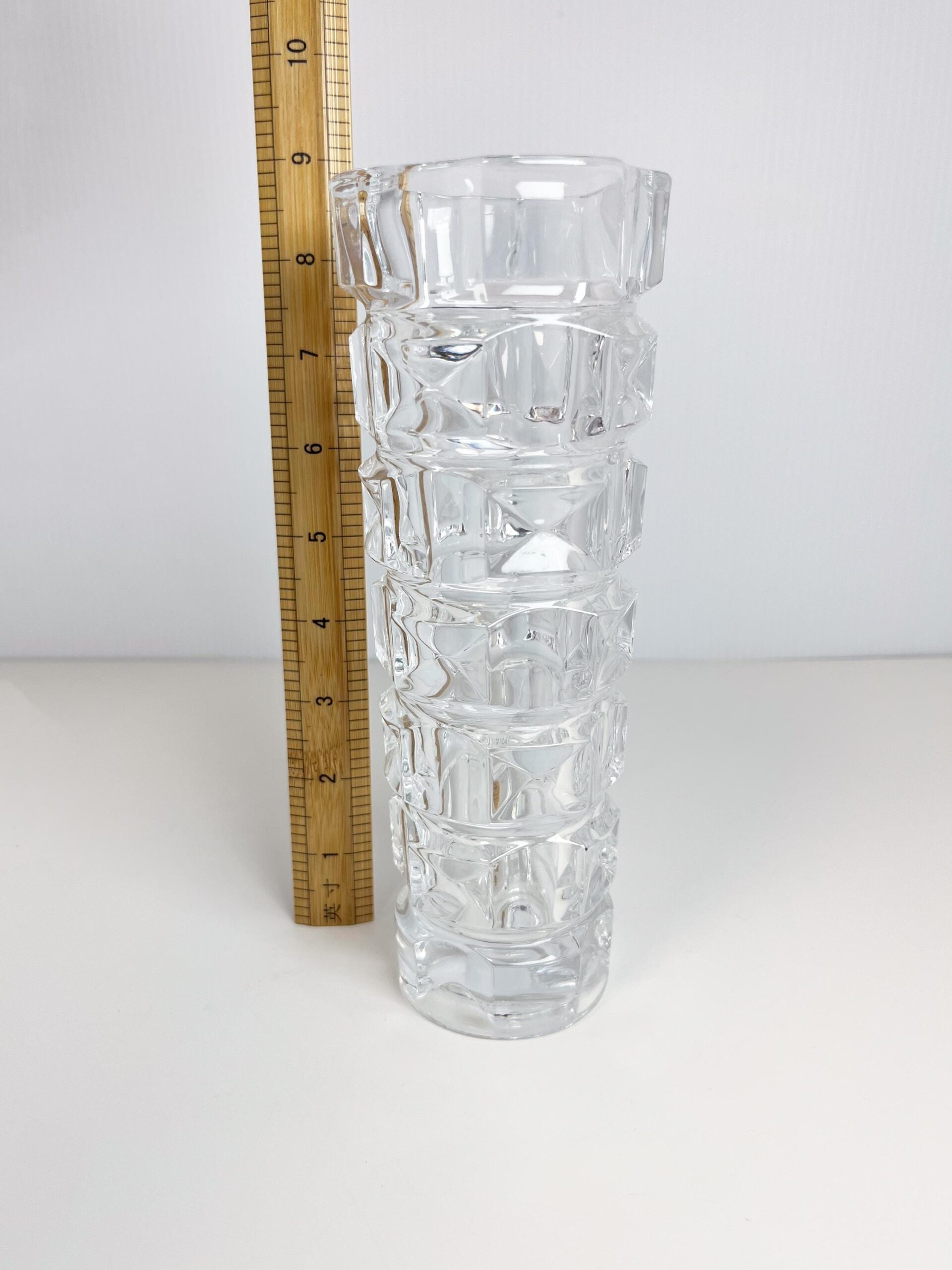 Vintage Cristal D'Arques crystal vase