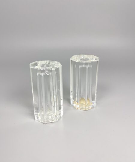 Vintage Oleg Cassini crystal salt and pepper set